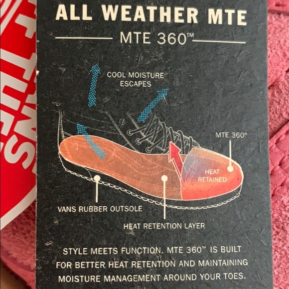 >Ⓜ️SK8-Hi 1.5” PLATFORM MTE SUEDE DESERT ROSE/BLACK LACE UP BRAND NEW VANS - Picture 4 of 16